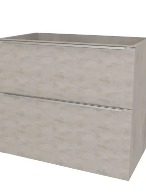 Expresní Doručení Mereo Mailo, koupelnová skříňka 81 cm, chrom madlo, Multidecor, Chromix stříbrný