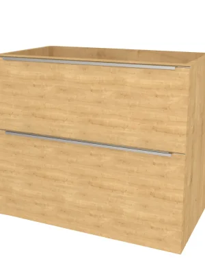 Novinka Mereo Mailo, koupelnová skříňka 81 cm, chrom madlo, Multidecor, Dub Arlington