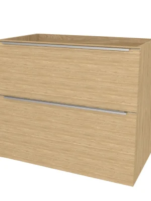 Mereo Mailo, koupelnová skříňka 81 cm, chrom madlo, Multidecor, Dub olejovaný Sleva