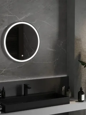 Kulaté zrcadlo MEXEN GOBI 60 cm - s LED podsvícením a vyhříváním, 9801-060-060-611-00 Sezónní Sleva