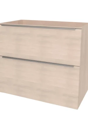 Koupit Online Mereo Mailo, koupelnová skříňka 81 cm, chrom madlo, Multidecor, Dub Patinovaný