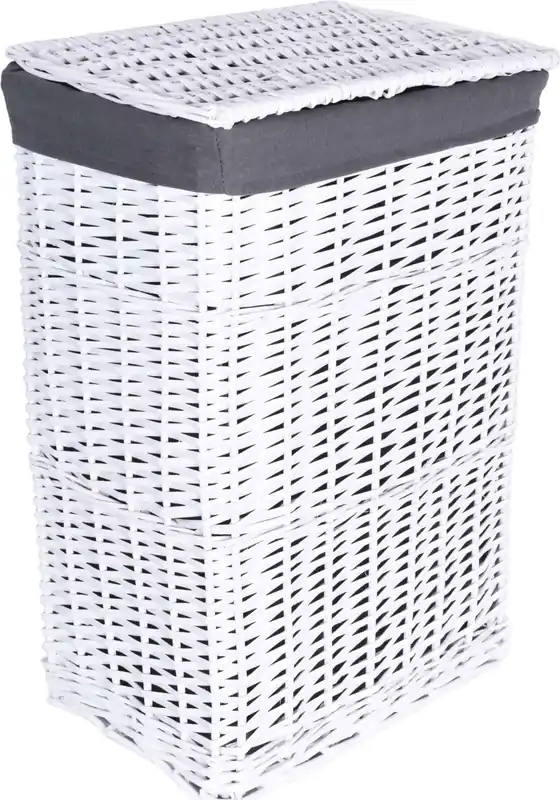 Nejlepší Cena Proutěný koš 40 x 30 x 60 - šedobílý