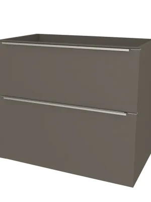 Mereo Mailo, koupelnová skříňka 81 cm, chrom madlo, Multidecor, Lávová šedá Top Prodej