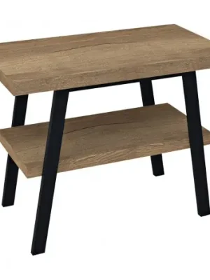 Pouze Dnes SAPHO | TWIGA | umyvadlov&yacute; stolek | 90x72x50 | čerm&aacute; mat/dub Rover