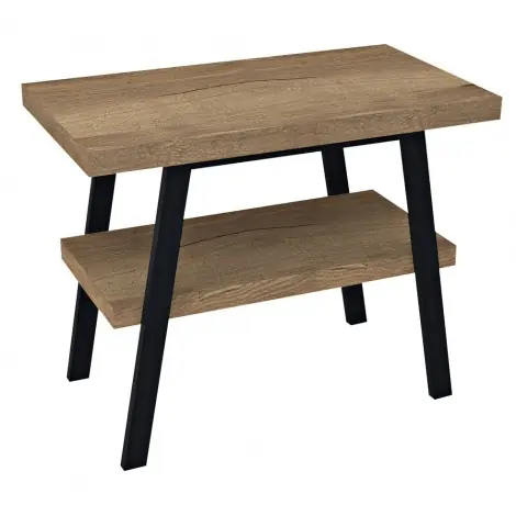 Pouze Dnes SAPHO | TWIGA | umyvadlov&yacute; stolek | 90x72x50 | čerm&aacute; mat/dub Rover