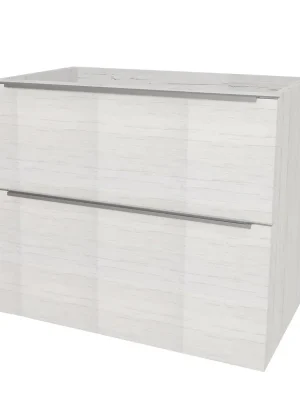 Nízká Cena Mereo Mailo, koupelnová skříňka 81 cm, chrom madlo, Multidecor, Pino Aurélio