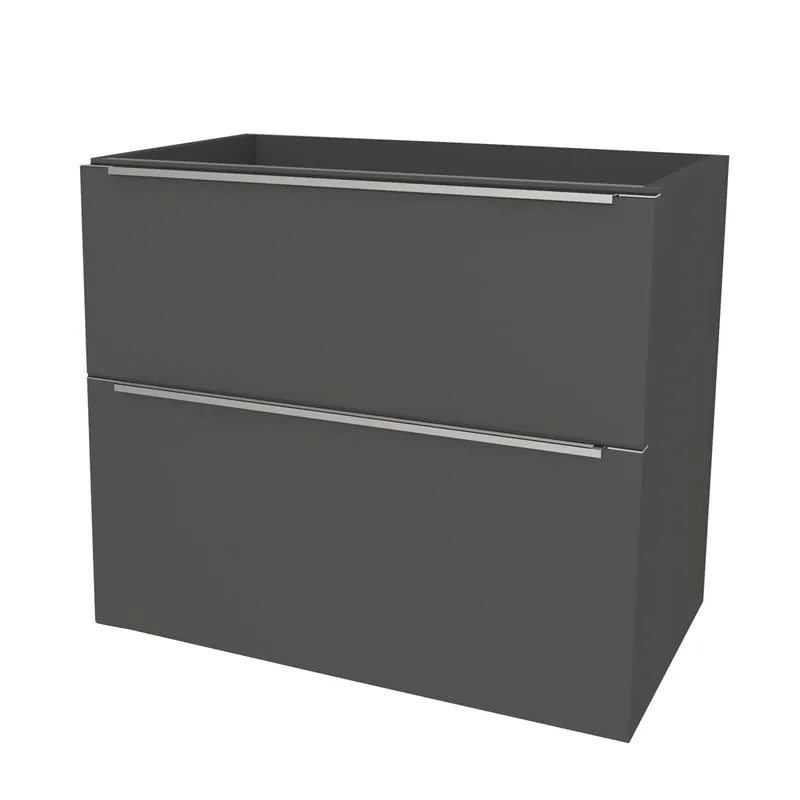 Mereo Mailo, koupelnová skříňka 81 cm, chrom madlo, Multidecor, Šedý diamant Výhodná Nabídka