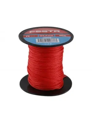 38908 | zednick&yacute; prov&aacute;zek | dl.50m | tl.1,7mm | červen&aacute; | FESTA Doprava Zdarma