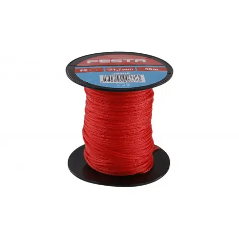 38908 | zednick&yacute; prov&aacute;zek | dl.50m | tl.1,7mm | červen&aacute; | FESTA Doprava Zdarma