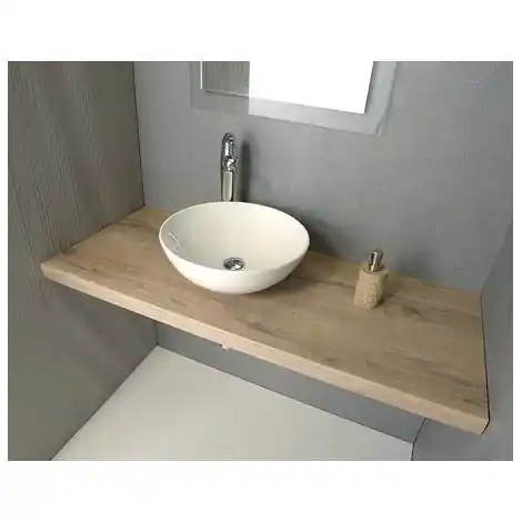 Bezpečná Platba SAPHO | AVICE | deska pod umyvadlo | 100x50x5 | dub ROVER