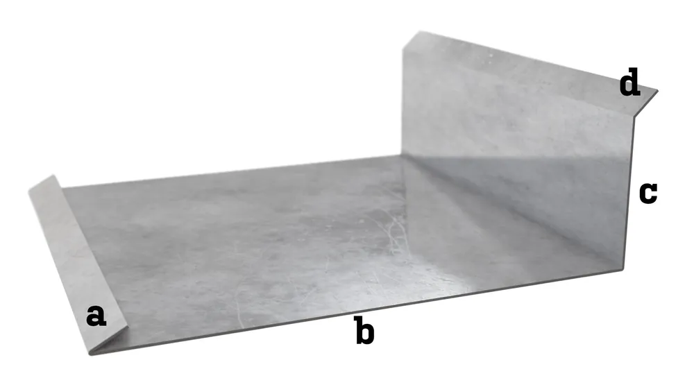 Ověřený Měď tl. 0,55 mm - Lemování boční r.š. 250