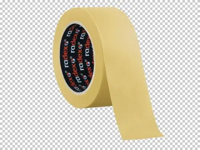 Autentický RADEX Páska maskovací  Profi 80 °C – 48 mmx50 m