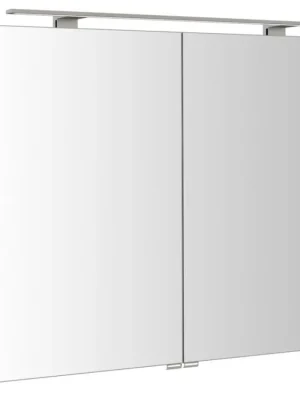 Nejlepší Volba RIWA galerka s LED osvětlením, 101x70x17cm, bílá lesk