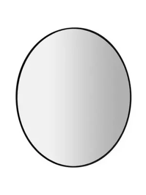 SAPHO | SHARON | kulat&eacute; zrcadlo s LED podsv&iacute;cen&iacute;m o 80cm | čern&aacute; mat Nejprodávanější