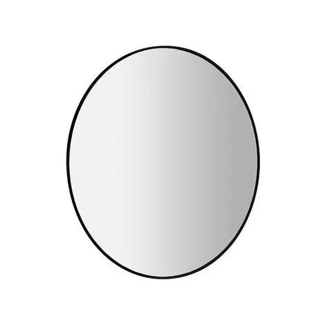 SAPHO | SHARON | kulat&eacute; zrcadlo s LED podsv&iacute;cen&iacute;m o 80cm | čern&aacute; mat Nejprodávanější