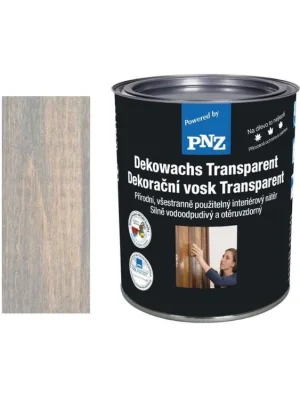 Nová Kolekce PNZ Dekorační vosk Transparent 0,75l Odstín: Taubenblau - holubí modř