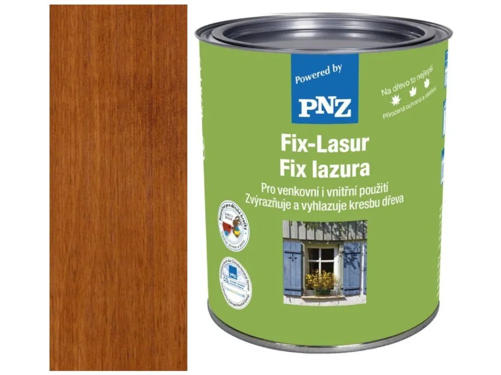 PNZ Fix-Lazur 0,75 L Odstín: Teak Novinka