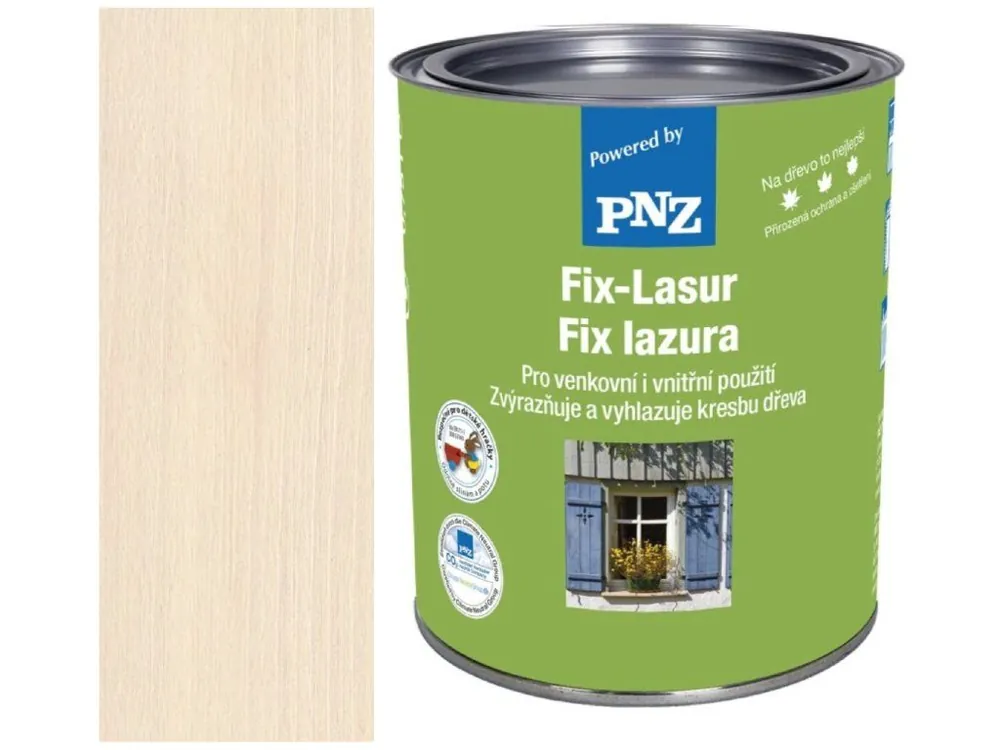 PNZ Fix-Lazur 0,75 L Odstín: Bílý Speciální Cena