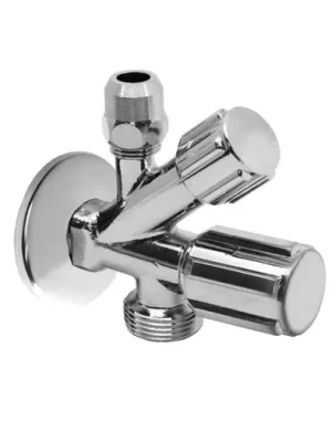 Nejlepší Volba Kombi rohový a pračkový ventil 3/8x1/2x3/4"