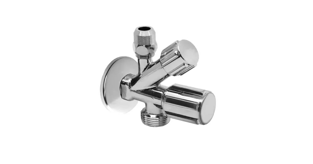 Nejlepší Volba Kombi rohový a pračkový ventil 3/8x1/2x3/4"