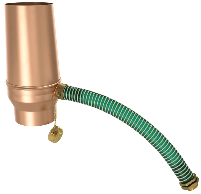 Hit Sezóny Měděné svody 120 mm - Sběrač vody s hadicí