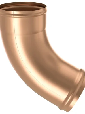 Měděné svody 80 mm - Koleno 40° Výprodej