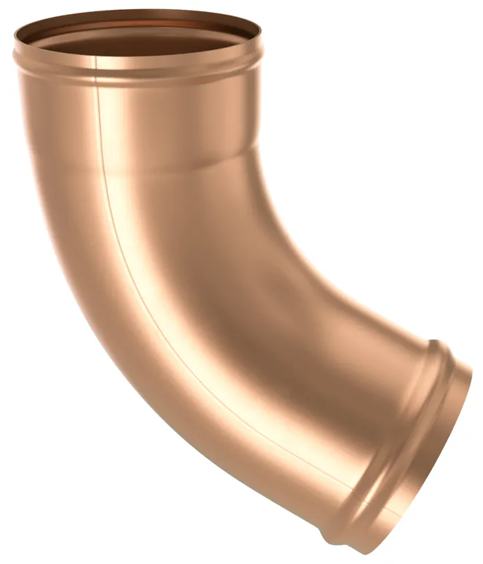 Měděné svody 80 mm - Koleno 40° Výprodej