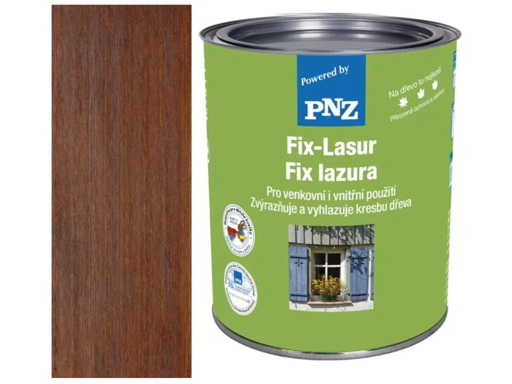 Víkendová Akce PNZ Fix-Lazur 10 L Odstín: Palisandr <span class="product-appendix"> + dárek k objednávce nad 1000Kč</span>