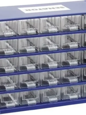 Ihned K Objednání Skříňka zásobní na malé součástky 25 zásuvek SCS025