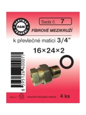 Ověřený Hartman Sada č. 7: sada fíbr.těs.matky - 3/4"- 16x24x2 - 4x1088