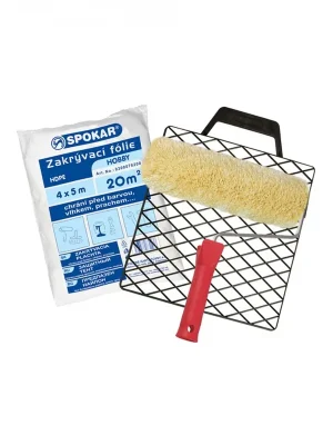 Malířská souprava Spokar 250 mm (váleček+držák+mřížka+folie) Aktuální