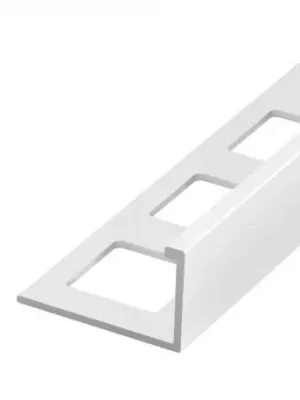 Lišta ukončovací Peli 10 mm/2,5 m PVC bílá Autentický