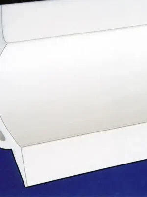 Originální Lišta vanová Peli na obklad 1,85 m PVC bílá