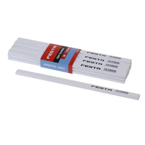 13272 | tužka tesařsk&aacute; | b&iacute;l&aacute; | dl.25cm | FESTA Autentický