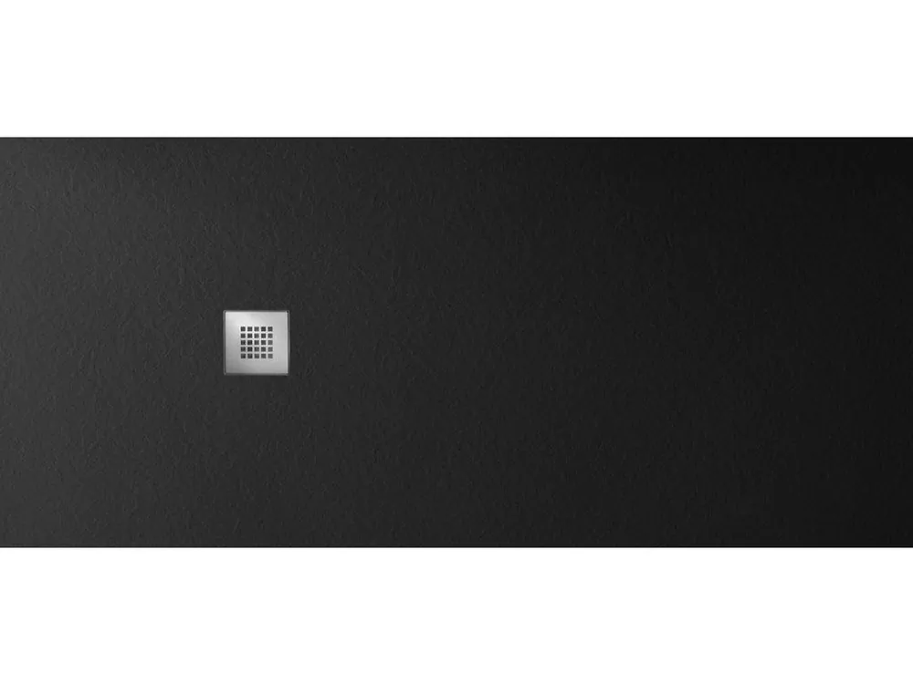 Víkendová Akce MITIA sprchová vanička z litého mramoru, obdélník 200x90cm, černá