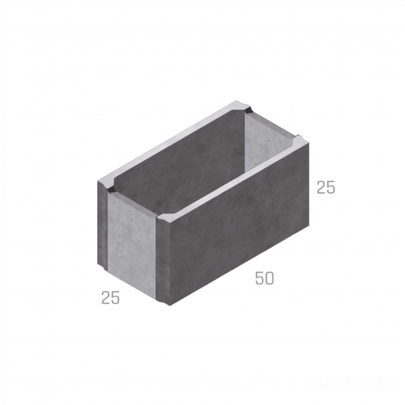 Ztracené bednění Diton T25 500x250x250 mm (40 ks/pal.) Ihned K Objednání