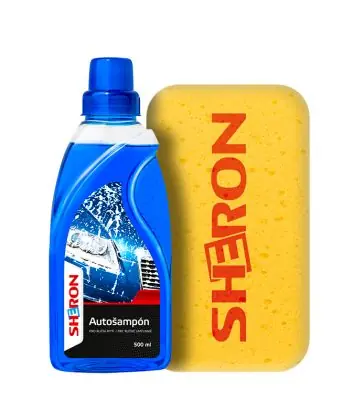 SHERON Autošampon 500 ml + houba Super Cena