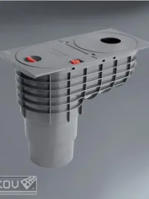 Cenově Výhodný Geiger šedý s dolní výpustí (suchý) 50-125/110 (125) mm (bal. 1)