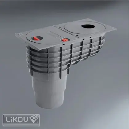 Cenově Výhodný Geiger šedý s dolní výpustí (suchý) 50-125/110 (125) mm (bal. 1)