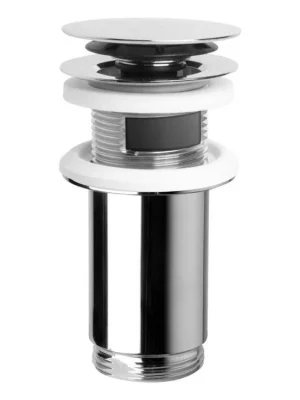 Cenová Bomba Sapho Umyvadlová výpust 5/4“, click-clack, velká zátka, max 80mm, chrom 7533.370.5