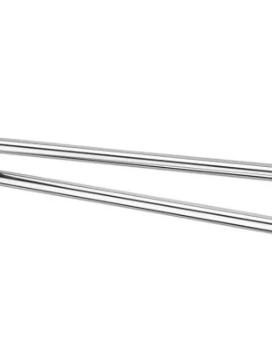 Aqualine RUMBA dvojitý držák ručníků otočný 450mm, chrom RB121 Akční Cena