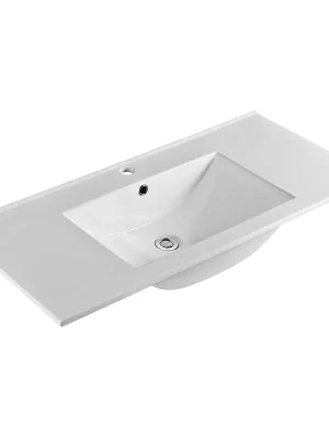 Značkový Mereo Nábytkové umyvadlo SLIM, 101x46x18 cm, keramické, bílé