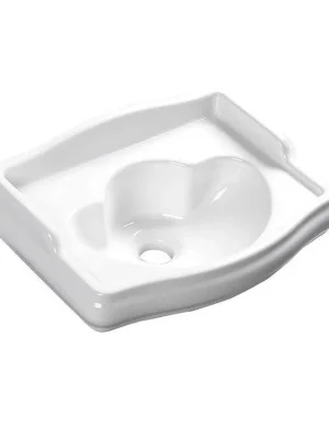 Novinka Sapho RETRO keramické umývátko 41x30cm, bez otvoru, bílá 103301