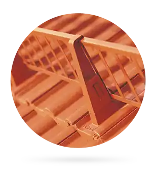 Mřížové sněhové zábrany - Držák mříže sněholamu - Tmavě hnědá Přímo Od Výrobce