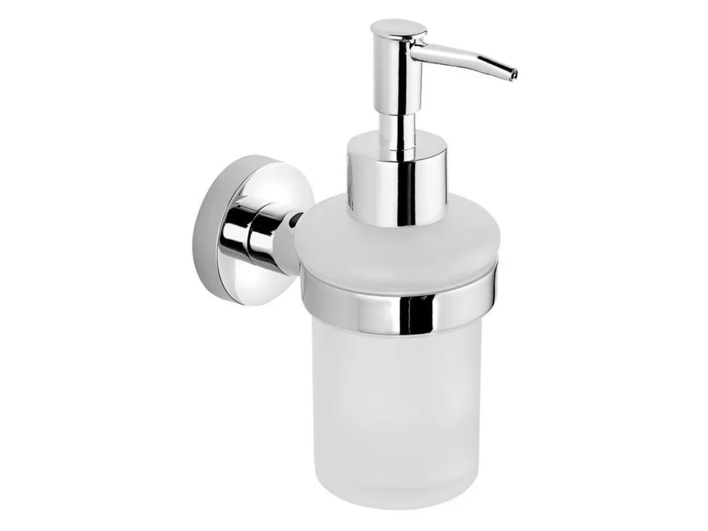 Aqualine SAMBA dávkovač mýdla 150ml, mléčné sklo, chrom SB119 Nízká Cena