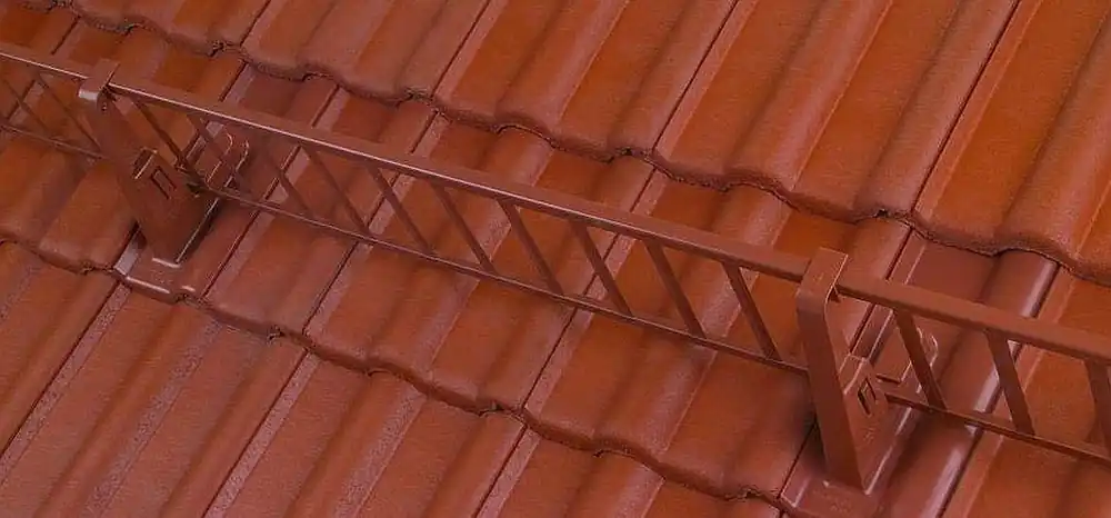 Vysoce Kvalitní Mřížové sněhové zábrany - Držák mříže sněholamu UNI - Tmavě hnědá