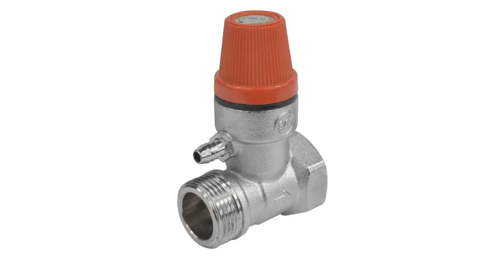 Doprava Zdarma Pojistný ventil k bojleru 1/2" - 6 bar, vnitřní vnější závit - se zpětnou klapkou