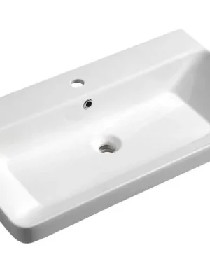 Autentický Sapho THALIE 80 keramické umyvadlo nábytkové 80x46cm, bílá TH11080