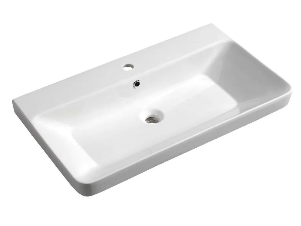 Autentický Sapho THALIE 80 keramické umyvadlo nábytkové 80x46cm, bílá TH11080