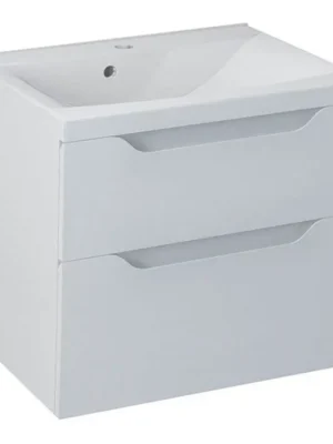 Značkový Sapho WAVE umyvadlová skříňka 60x65x47,8cm, bílá WA060-3030